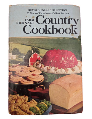 Farm Journals Country Cookbook Nell B. Nichols HC DJ 1972 Illust Recipes Cooking