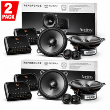 4 x Infinity Reference REF-5030CX 5.25 Car Co...