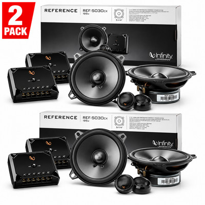 4 x Infinity Reference REF-5030CX 5.25'' Car Component Speakers w/ Crossovers