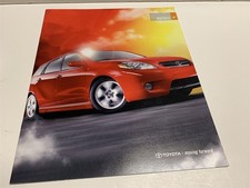 Toyota Matrix 2007 Original Dealer Sales Brochure Catalog Advertisement 