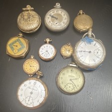 Vintage Pocket Watch Lot. Some gold filled.
