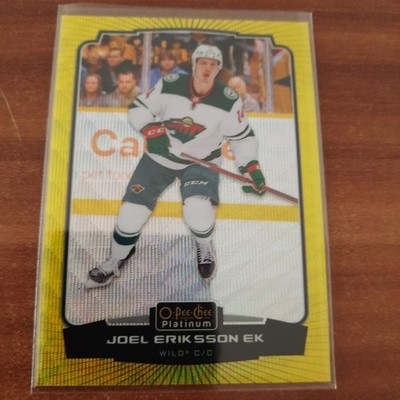 2022-23 O-Pee-Chee Platinum Neon Yellow Surge #170 Joel Eriksson Ek
