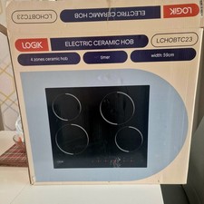 LOGIK LCHOBTC23 59 cm Electric Ceramic Hob - Black opened never used 