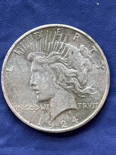 1924 S San Francisco Mint Peace US Silver Dollar 90% Silver US