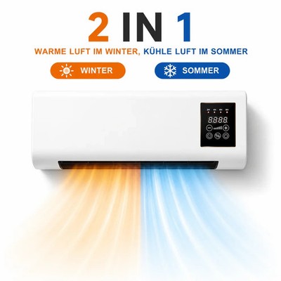 2 in 1 mit Luftstrom & Wärmeluftfunktion
