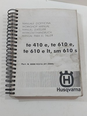 HUSQVARNA TE 410 TE 610 WERKSTATTHANDBUCH (GEBRAUCHTE MOTORRADTEILE) E6