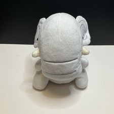 "Muñeco de peluche de peluche de elefante blanco incómodo juguete de 8"" raro difícil de encontrar"