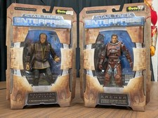 Star Trek Enterprise Away Team Nausicaan Captain & Captain Archer Set 2 AF