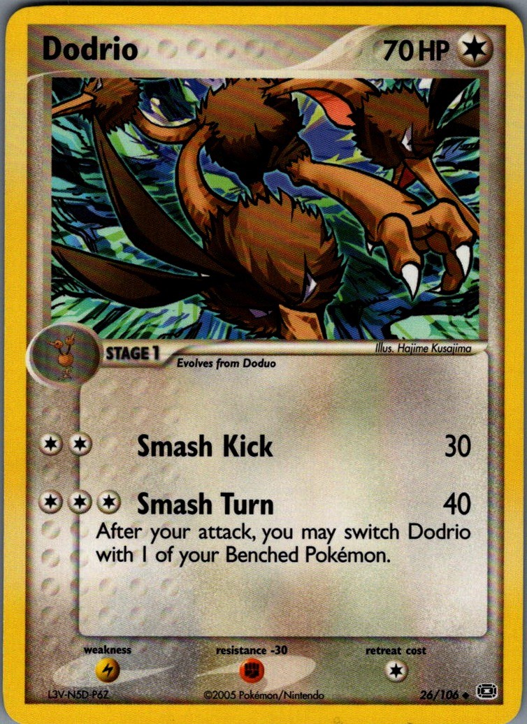 Dodrio Uncommon Emerald 26/106 NM