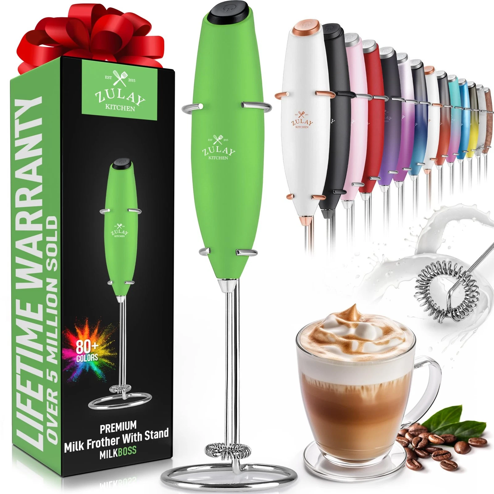 Zulay Kitchen Milk Boss Milk Frother - Thumbnail 2