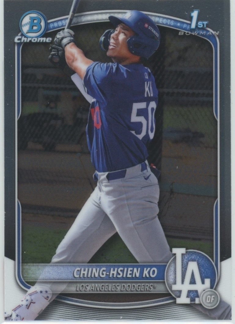 2025 Bowman Chrome - Prospects Ching-Hsien Ko #BCP-224 Los Angeles Dodgers