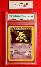 Dark Alakazam 1/82 Team Rocket Set #1 | Holo | Englisch | PSA 8 | Pokemon Karte