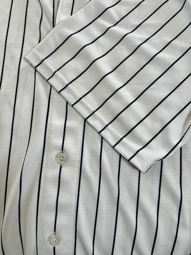 Nike MLB New York Yankees Trikot Herren L Nadelstreifen Knopfleiste weiß " - Bild 10 von 13