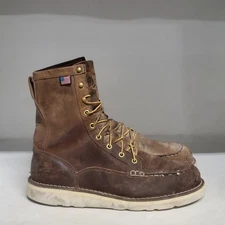 Danner 8" Bull Run Steel Toe Boot Mens Size 10.5D