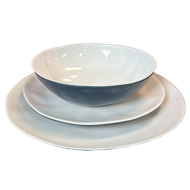 Liberty Murano 12 Piece Melamine Dinner Set Caravan Camping  Motorhome LL1380