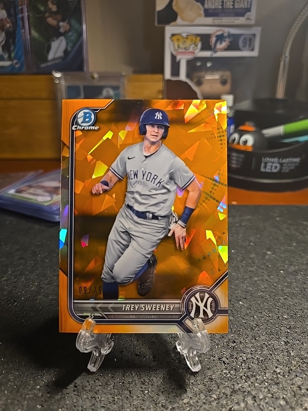 ⚾️2022 Bowman Chrome  Orange Sapphire Refractor✨️ Trey Sweeney /50 🔥