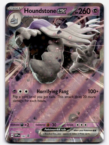Houndstone EX - SVP162 - Ultra Rare - Black Star Promo- Scarlet & Violet - NM/M