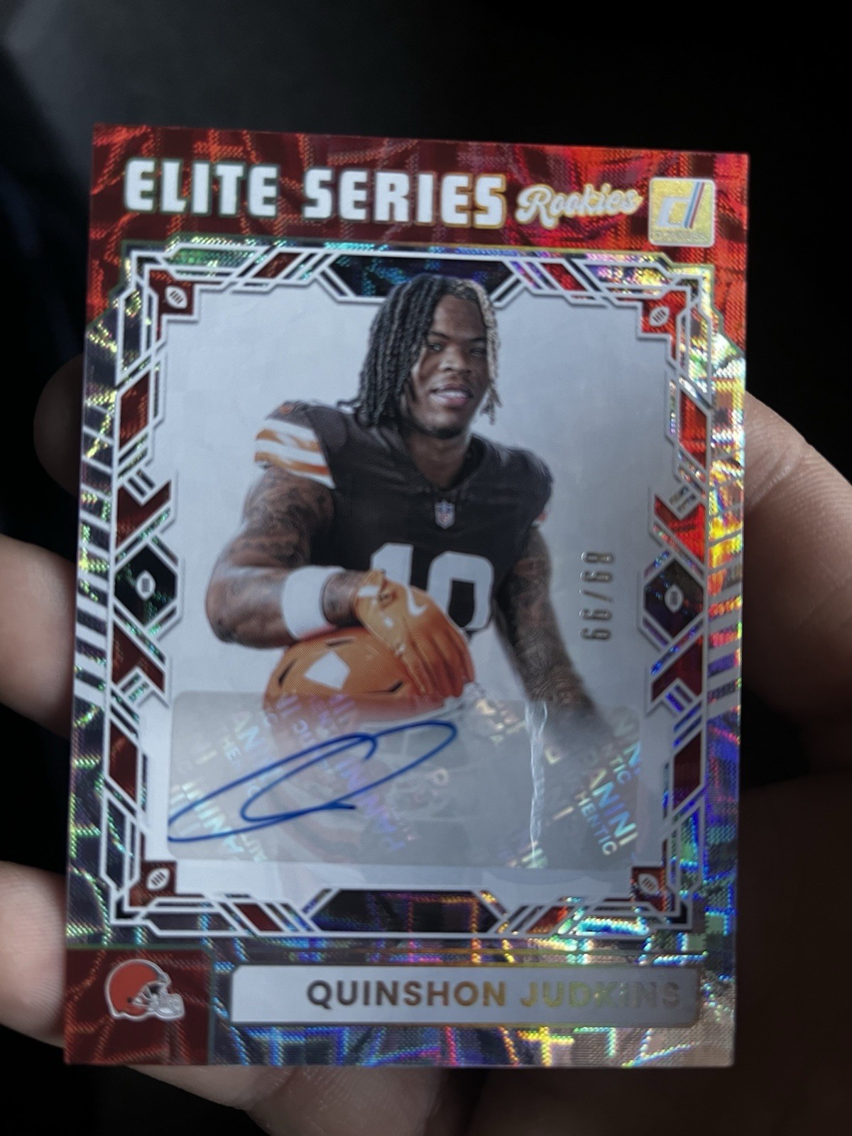Quinshon Judkins Donruss Elite Series Rookies Auto /99 2025 🐶