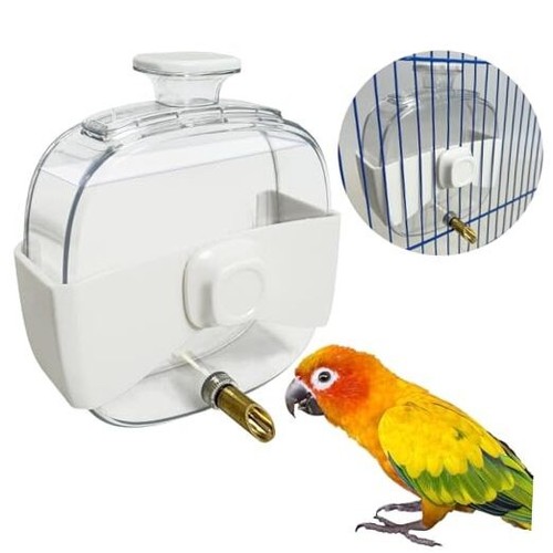 Bird Water Dispenser 15.22 Fl Oz Automatic Bird Water Feeder Bird Cage