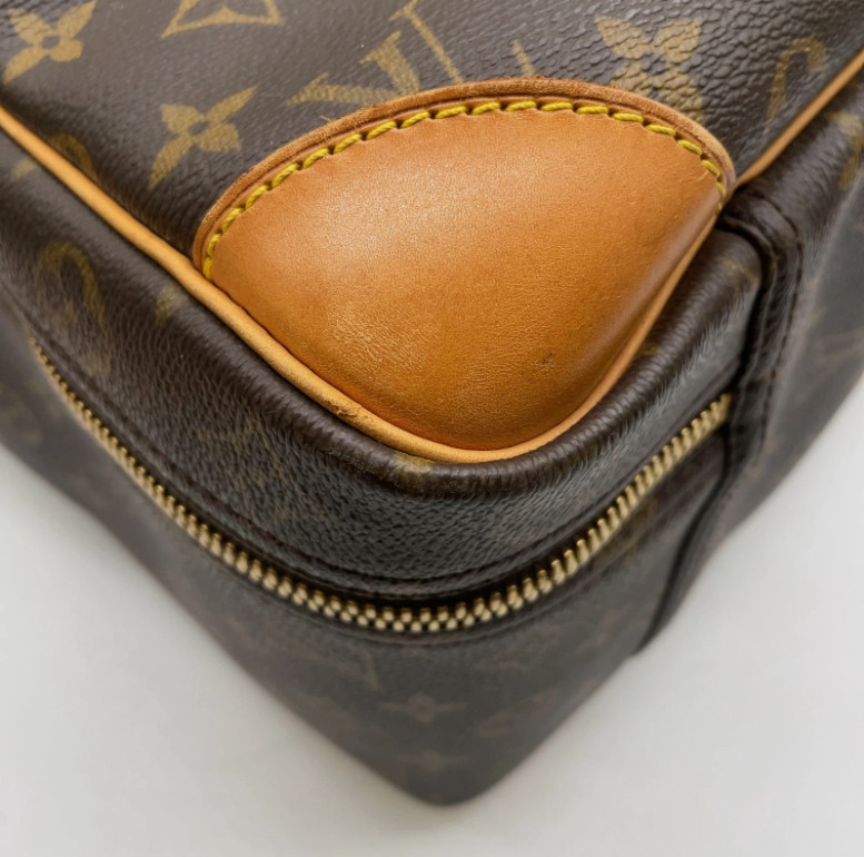 Louis Vuitton Sirius 55 Monogram Travel Bag LV Suitcase Authentic Lock Tag Key image 8