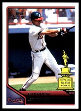Chipper Jones 2011 Topps Lineage #195 Atlanta Braves FREE SHIPPING AutographDen
