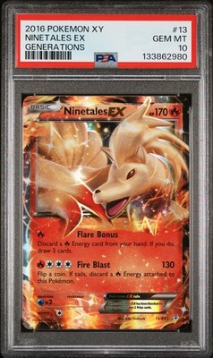 【限定】EX-9,EX-10,EX-1,EX-2,EX-11,EX-12 6本 2016 POKEMON XY GENERATIONS #13 NINETALES EX PSA 10 | eBay