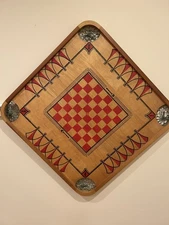 Vibrant Vintage 1960s Carrom Model 106 Double Sided-Great Wall Art in Game Room