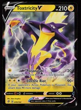 Toxtricity V 070/192 Rebel Clash Holo V Rare NM/M Pokemon Graphics