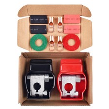 Battery Terminal Connectors Military Spec Positive Negative Heavy Duty Auto Car