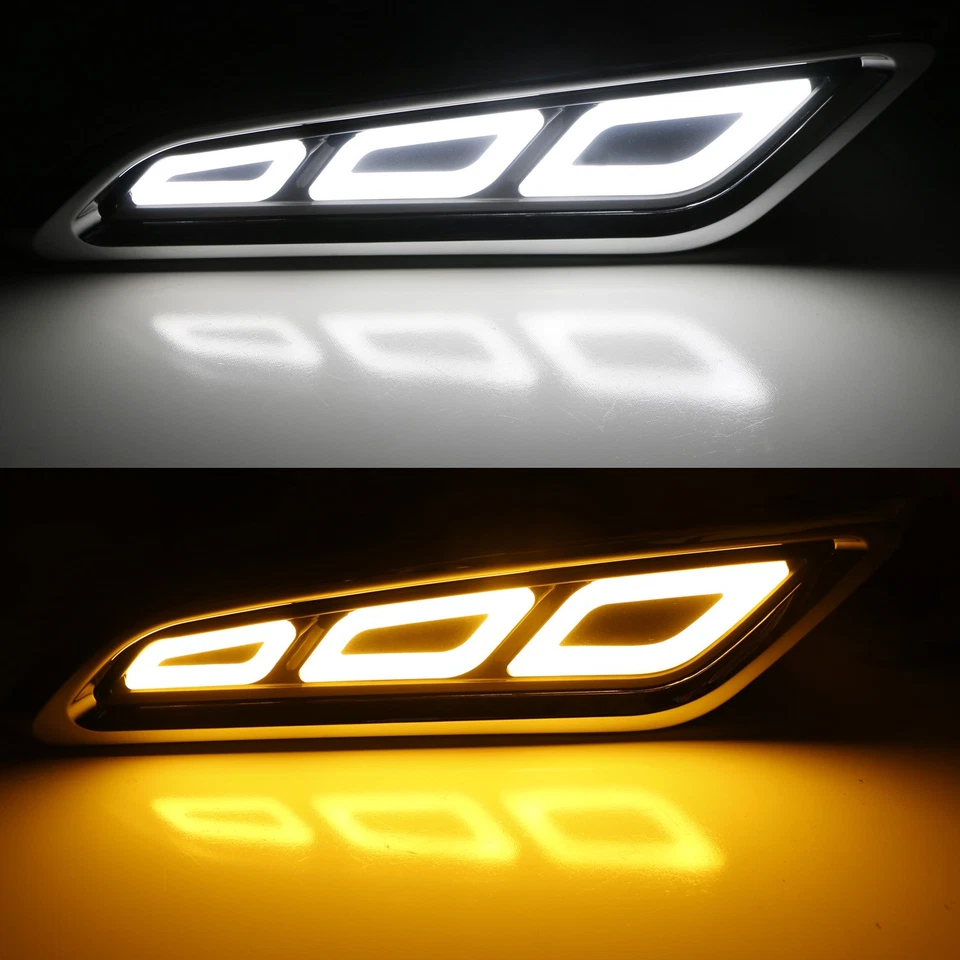 White/Amber Switchback Sequential LED Side Marker Light For 17-up Nissan Armada — 第 3/4 张图片