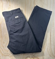 Polo Ralph Lauren Mens 36x32 Black Pleated Chino Pants Andrew Pant Vintage