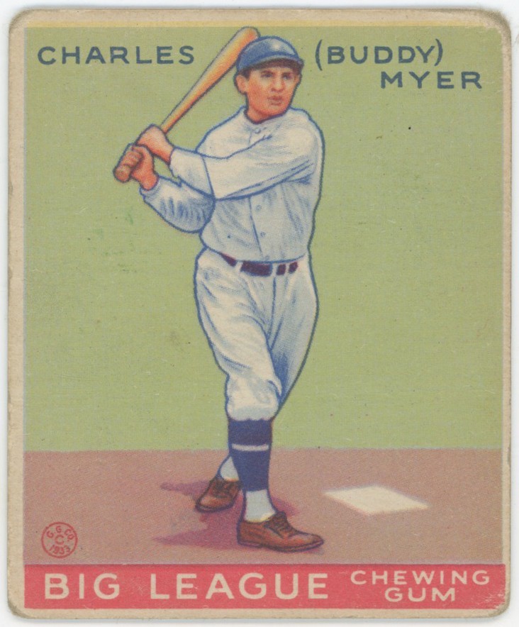 1933 Goudey 153 Myer GVG 713568