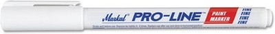 Markal 96871 PRO-LINE  Fine Point Paint Marker, White | 1/16'' Tip