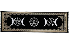 Altar Cloth Pentagram Alter Witchcraft Tarot Moon Phases Triple Moon