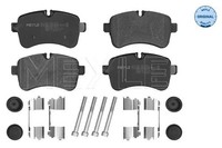 Hinterachse Meyle 025 292 3221 Bremsbelagsatz, Scheibenbremse FüR Iveco