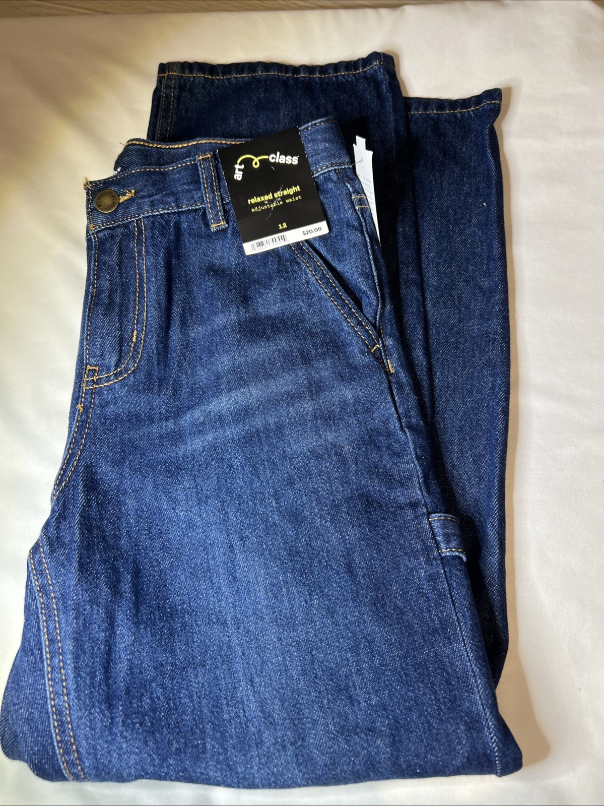 Art Class Girls Denim Size 12 Adjustable Waist