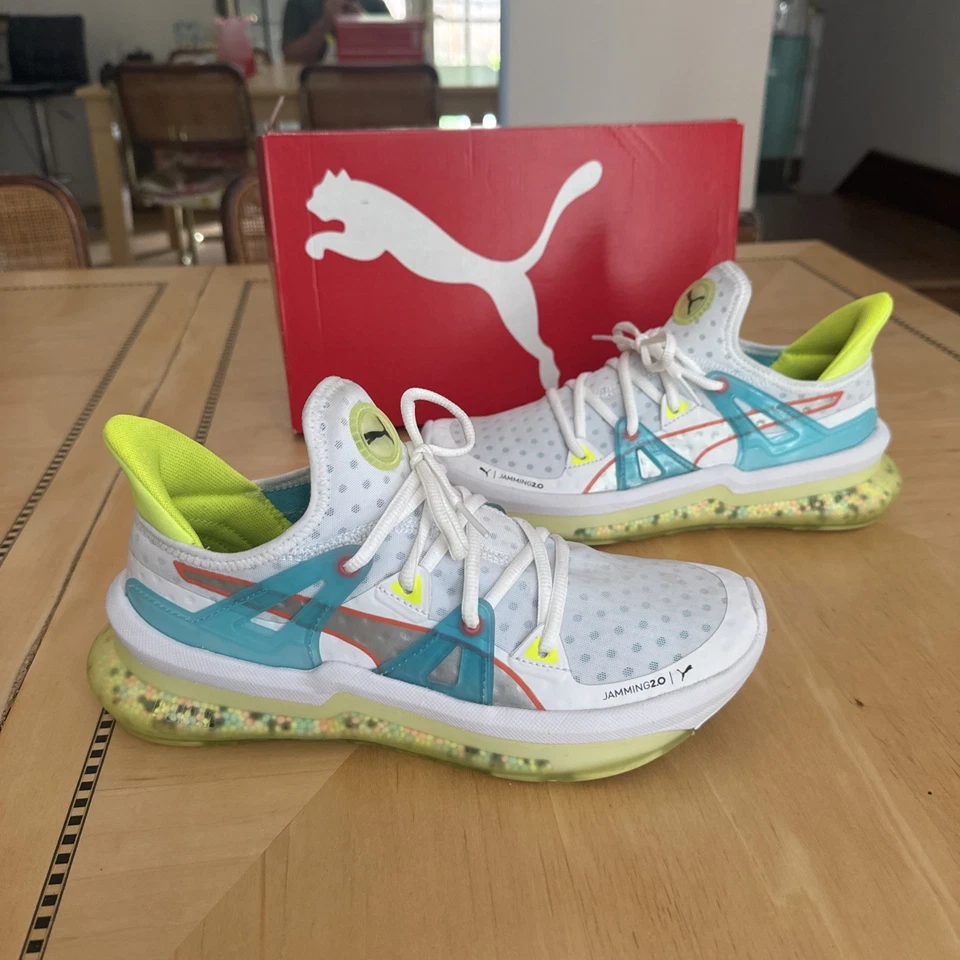 Zapatillas Tenis Hombre PUMA Jamming 194659-05 EE. UU. Hombres 8 (Mujeres 9.5) - En muy buena condición Foto 3 de 4
