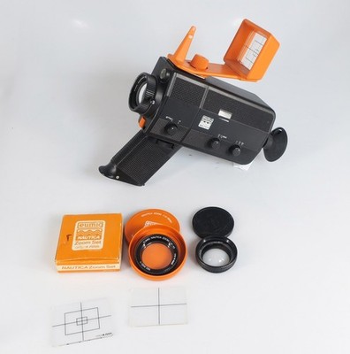 EUMIG NAUTICA SUPER 8 UNDERWATER-CAMERA UNTERWASSERKAMERA + UNDERWATER ZOOM SET