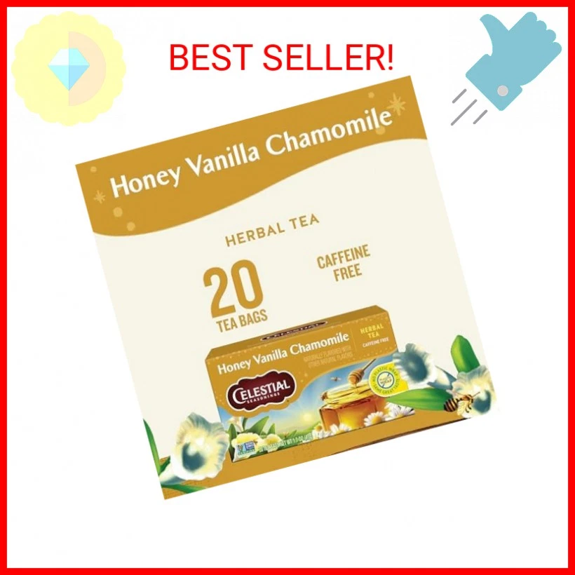 Bolsas de té de hierbas miel vainilla manzanilla - sin cafeína Foto 2 de 2