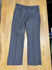 Vintage 1992 Levi’s 517 Action Slacks 32x29 Gray Bootcut Polyester USA Made