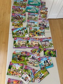 LEGO FRIENDS INSTRUCTION BOOK MANUAL ONLY HUGE LOT 41130 41714 41684 41095 41449