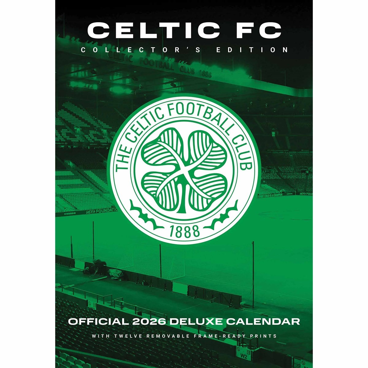 Celtic FC Collector's Edition A3 Calendar 2026, Wall Calendars, Gift