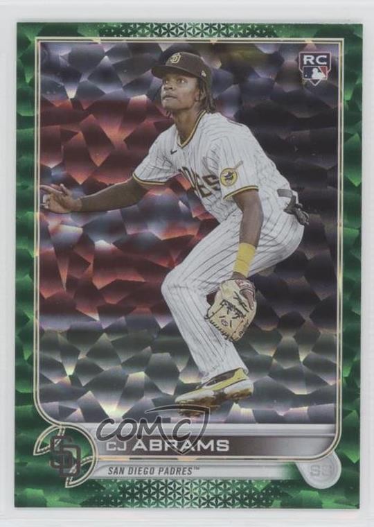 2022 Topps Update Green Foil 188/499 CJ Abrams #US34 05qh