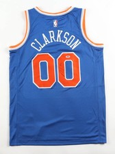 Jordan Clarkson Signed New York Knicks Jersey (PSA) 2019 Draft Pick / Mizzou