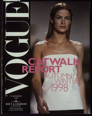 VOGUE UK Catwalk Report Autumn / Winter 1998 MAGGIE RIZER Matthew Williamson @EX