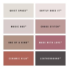 Crafted by Crown Real Paint Swatches Flat Matt Emulsion - 8 paint swatches