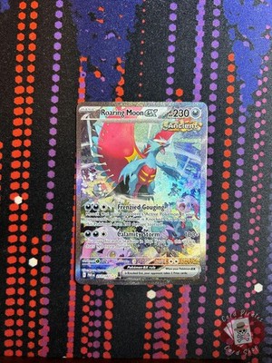 Roaring Moon ex 251/182 Special Illustration Rare Paradox Rift Pokemon Holo NM