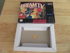 Dream T.V. (Super Nintendo, 1994) SNES*TV*Box & Insert Only*NO GAME*