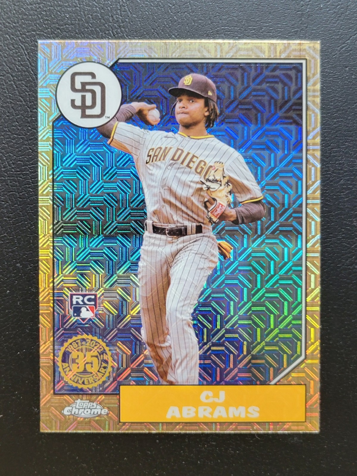 2022 Topps Update 1987 Topps Chrome Silver Pack Mojo C.J. Abrams RC