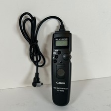 Canon TC-80N3 Timer Remote Controller Wired N3 Connector Black LCD Display Works